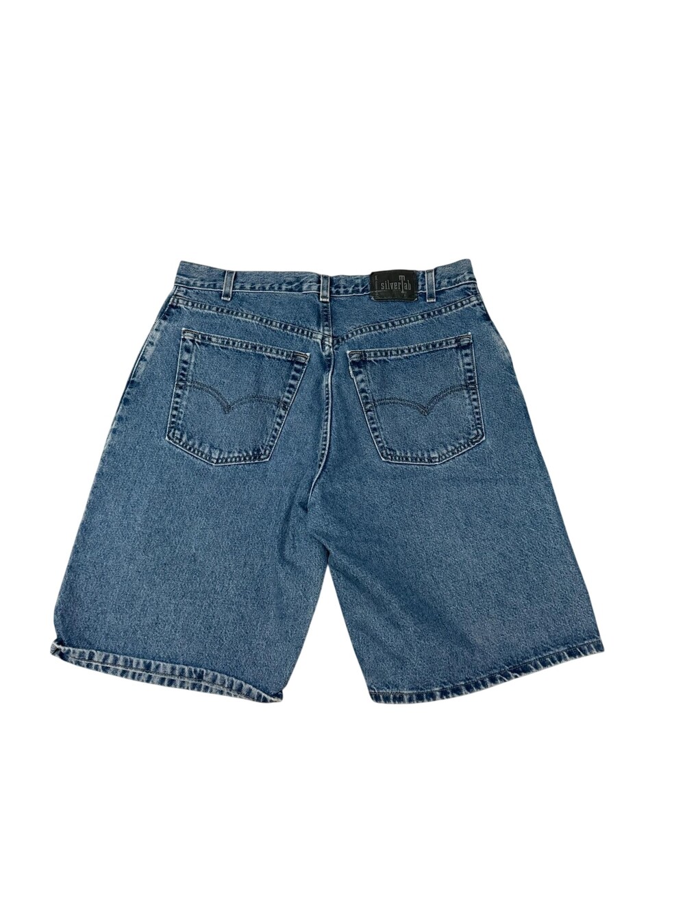 Vintage 90s Levi's SilverTab Shorts Mens 36 Blue Denim Loose Fit skater USA